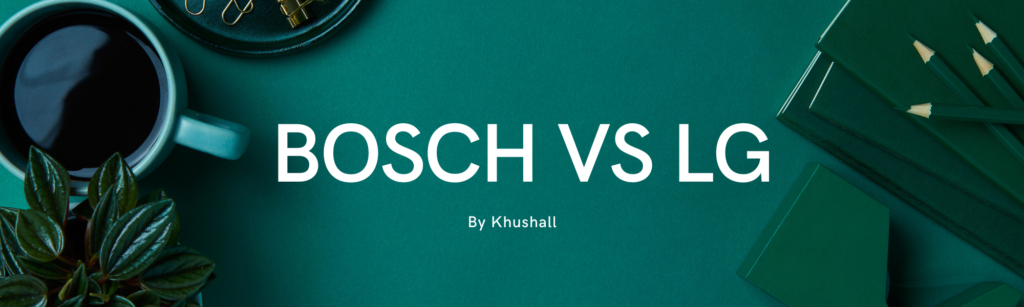 Bosch vs lg washing machine